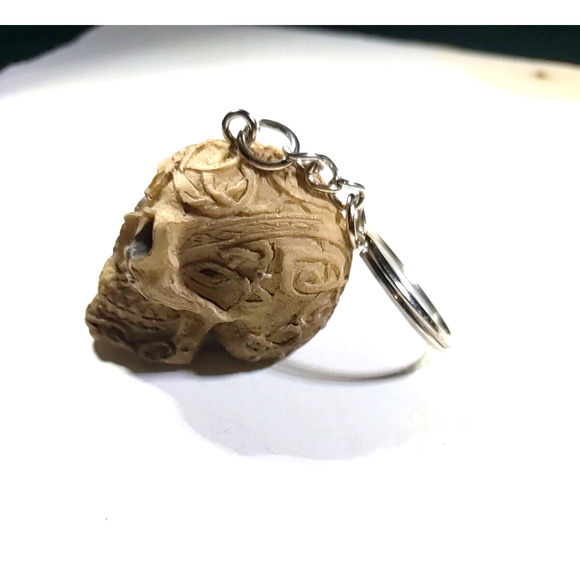 Skull Man Hard Resin ? Keychain Death Halloween Crafts - Picture 6 of 7